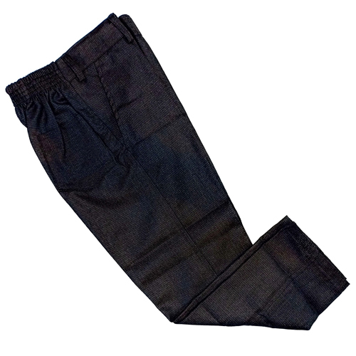 Cotton Mix Uniform Full Pants With Elastic