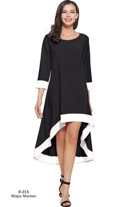 Festive Wear 3/4th Sleeves Crape Silk Western Dress