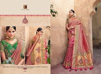 Heavy Jacquard Silk Sarees For Bridal