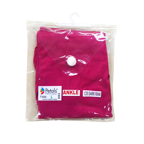 Ladies Maroon Cotton Lycra Leggings