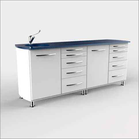 Dental Cabinet - Full Stainless Steel, Waterproof Plyboard & Korien Marble Top | Soft Push Soft Lock Drawers, Rust Proof, Stain Proof
