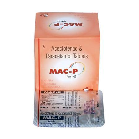 Aceclofenac Paracetamol Tablets General Medicines