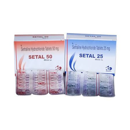 Sertraline Hydrochloride Tablet - High Quality Anti-Depressant, 1 Piece, Suitable For All Ages, Effective Relief for Depression and Anxiety Disorders