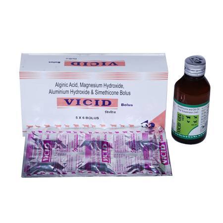 Alginic Acid-Simethicone-Magnesium Hydroxide-Dried Aluminium Hydroxide Ingredients: Animal Extract