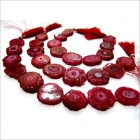 Awesome Ruby Solar Quartz Beads Size 20-25mm Beads