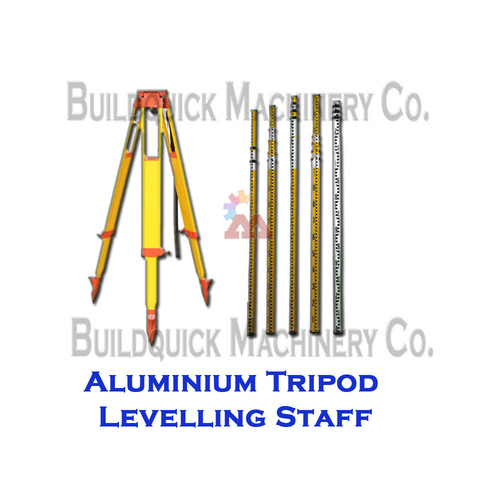 Aluminium Tripod Levelling Staff By BUILDQUICK MACHINERY COMPANY