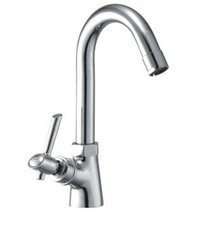 Swan Style Basin Faucet - Color: Silver