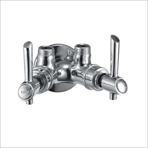 2-Way Diverter Angle Valve With Flange - Color: Silver