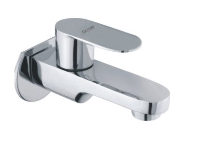 Flange Mounted Bib Cock - Color: Silver