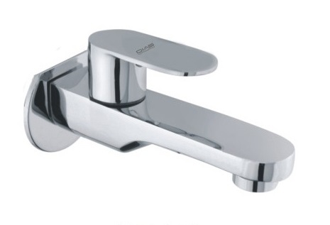 Long Reach Faucet With Flange - Color: Silver