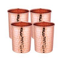 CopperKing Pure Copper Hammered Glass