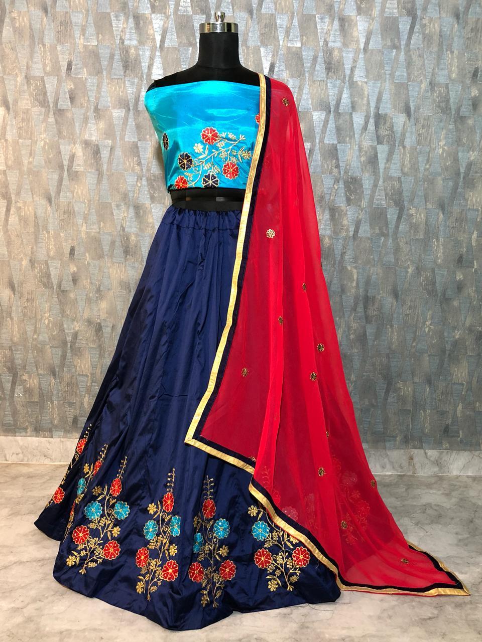 Traditional Lehenga Choli With CAN-CAN