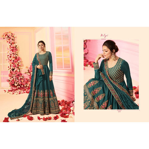 Multiple Colors Ladies Anarkali Georgette Suit