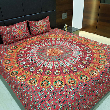 Mandala Print Bed Sheet By Regal Exports Service LLP