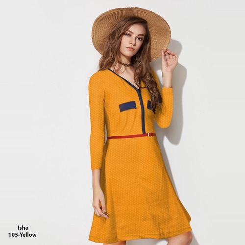 Party Wear Knitting One Piece Dress