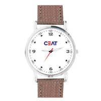 Fashion Wrist Watch - Stainless Steel, 38mm Case Diameter, Brown Leather Strap | Water Resistant Up To 3 Atm, Adjustable Buckle Closure, Sportive Design