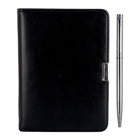 Mini Combo-Leatherette Notebook and Pen