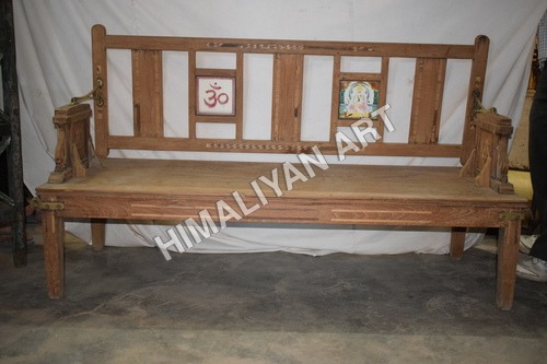 Crafted Modular Wooden Bench
