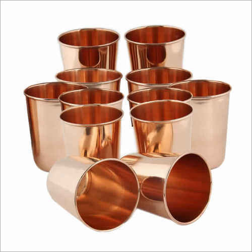 Plain Pure Copper Glass