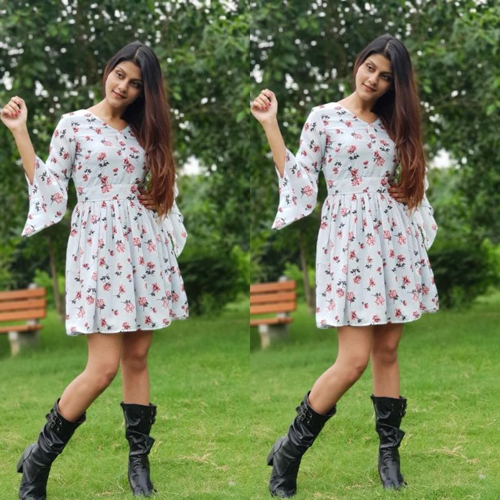 Ladies Crepe Dress