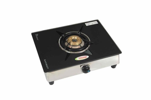 Lpg 1 Burner 116 Black Glass Segment