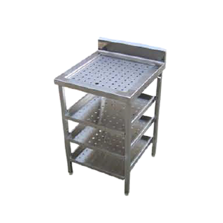 Clean Glass Perforated Top & 3 Shelves