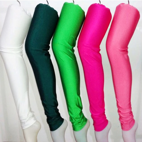 Ladies Plain Cotton Lycra Legging