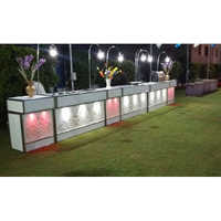 Food Catering Chat Counter - Color: White