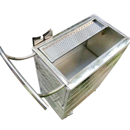 Silver Water Serving Trolley