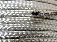 Bare Copper Braided Sleeve - 2-45 Mm I.d., Grey, 2000 M Length, 1000 V Rated Voltage | Emi/emc Shield, Flexible, Snag-resistant, Heavy Duty