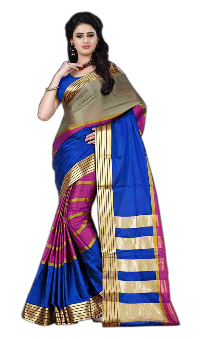Cotton Silk Saree With Lining Shade
