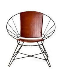 Leather Round Chair