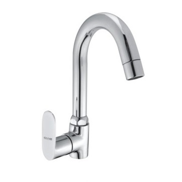 Swan Neck Counter Tap - Color: Silver