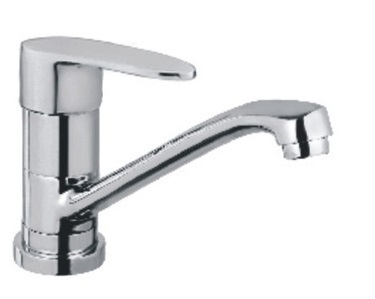 Deck-Mounted Single Handle Kitchen Faucet