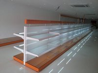 Iron Glass Gondola Racks