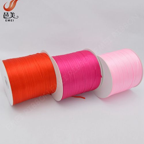 1/8" inch soild color polyester satin ribbon for gift packing