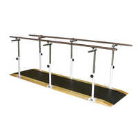 Parallel Bar - Satin-finish Hardwood With Tapered Ends, Easy Height Adjustments With Spring-loaded Plungers, Safety Tread For Enhanced Stability, Recommended For Shoulder, Joints, Nerves, Suitable For Adults, Women, Elders, Children