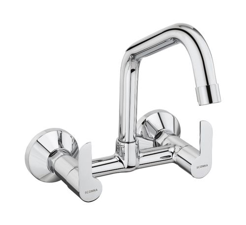 Stainless Steel Extended Sink Mixer With Swivel Spout