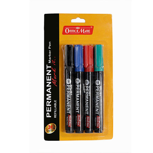 Permanent Marker 4 pc (Blister Packing)