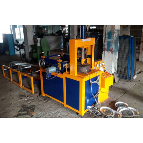 Hydraulic Paper Plate Machine - Premium Quality Raw Materials, Optimized Design for Easy Installation , Blue & Yellow Color Scheme, Warranty Included