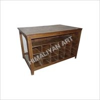 Antique Wooden Table Size: 120x77x77