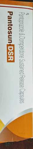 Pantoprazole And Domperidone Sustained Release Capsules - Hard Gelatin, 15x20x5 Mm | Acid Reflux Relief, Convenient Dosage, Fast Absorption, Improves Digestion