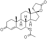 Spironolactone - C24h32o4s, 420.56 G/mol | Water-soluble, >99% Purity, Melting Point 206-208 °C, Room Temperature Storage, Fluid Retention Management