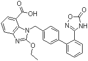Azilsartan - C24H22N6O5, 474.46 g/mol | Water-Soluble, 99% Purity, Room Temperature Storage, Intended for Hypertension Management