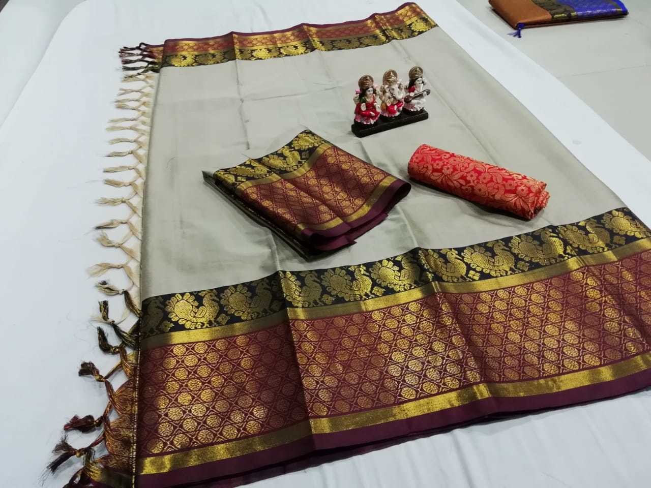 Soft Poly Silk jacquard Saree