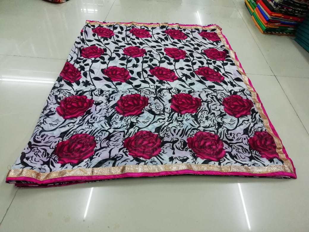 Fancy Geogette Printed Saree