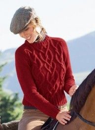 Ladies Red Sweater