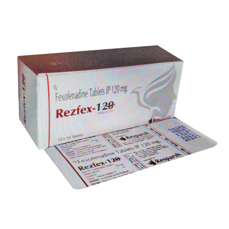 120Mg Fexofenadine Tablets Ip General Medicines