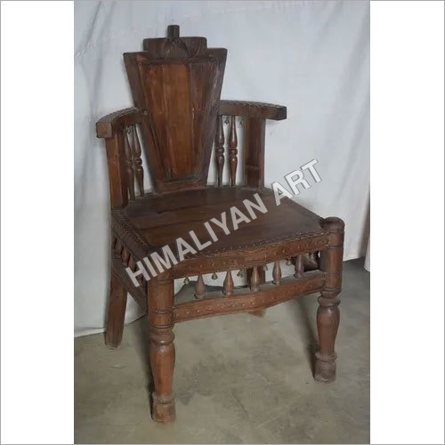 High Back Wooden Chair
