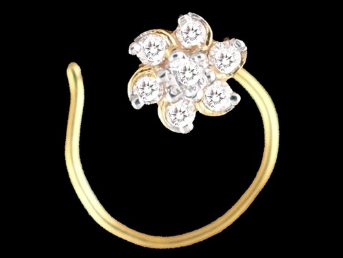 nakshatra diamond nose pin